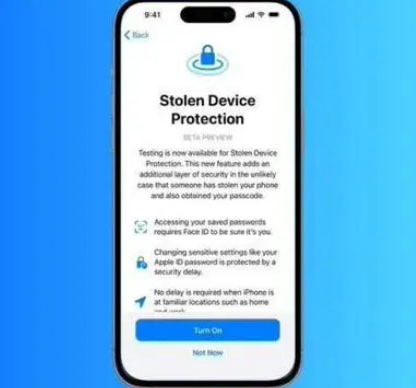 鲤城苹果授权维修店分享被盗设备保护功能开启方法 