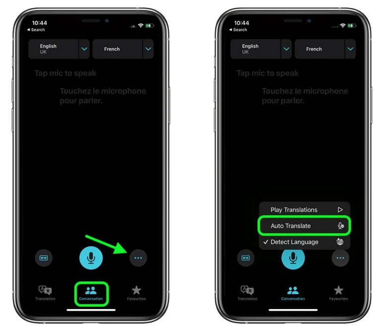 鲤城苹果手机维修分享iOS 15 “翻译” App 新改进 
