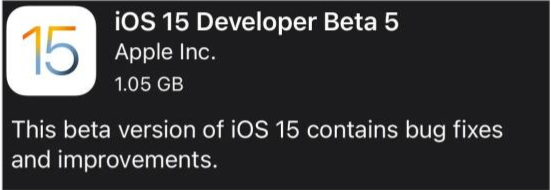 鲤城苹果手机维修分享如何升级到iOS15.0 beta5 
